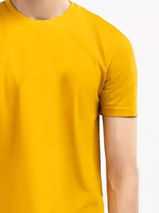 Yellow Crew Neck T-shirt